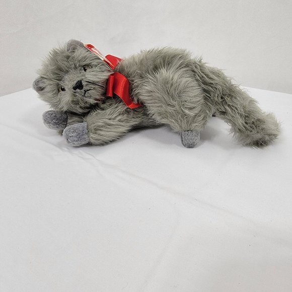 Ty | Toys | Ty Beanie Babies Beani The Cat 7 Inches Long Gray Cat Plush